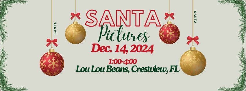 Dec 14 Santa Photos Lou Lou Beans Crestview