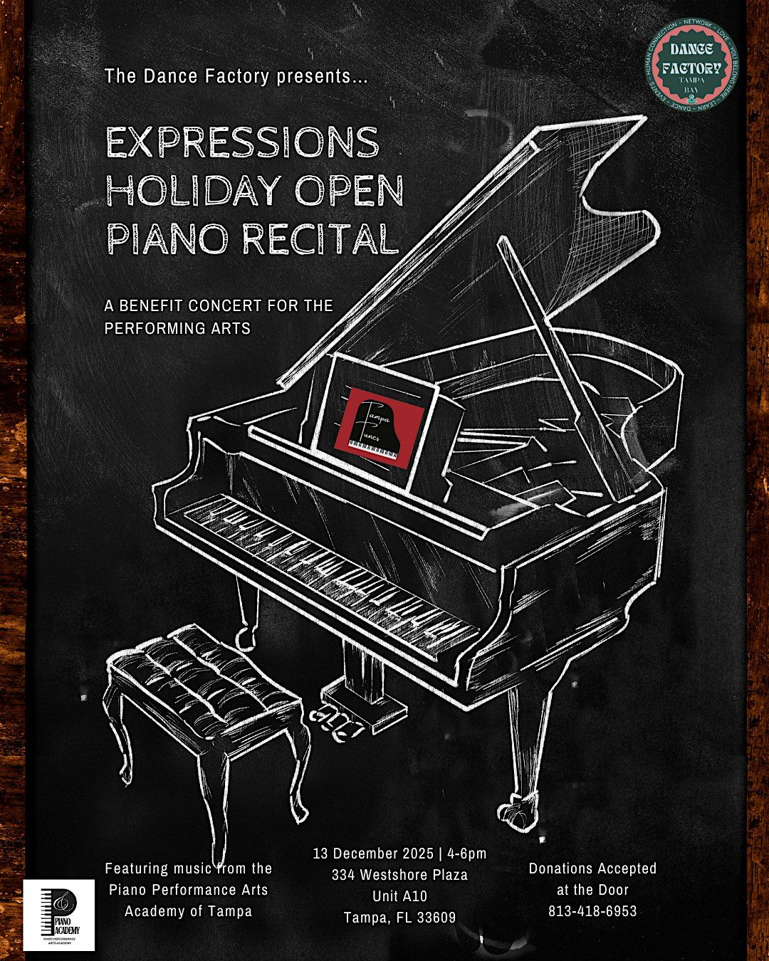 Expressions Holiday Open Piano Recital @The Dance Factory Tampa Bay!