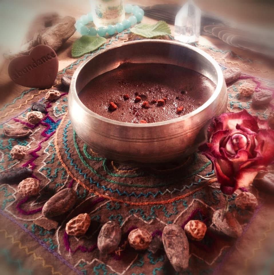 Sacred Cacao Ceremony, Meditation & Sound Bath w\/ Catherine Zehner