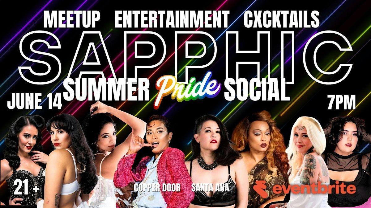 SAPPHIC SUMMER SOCIAL : Pride Edition