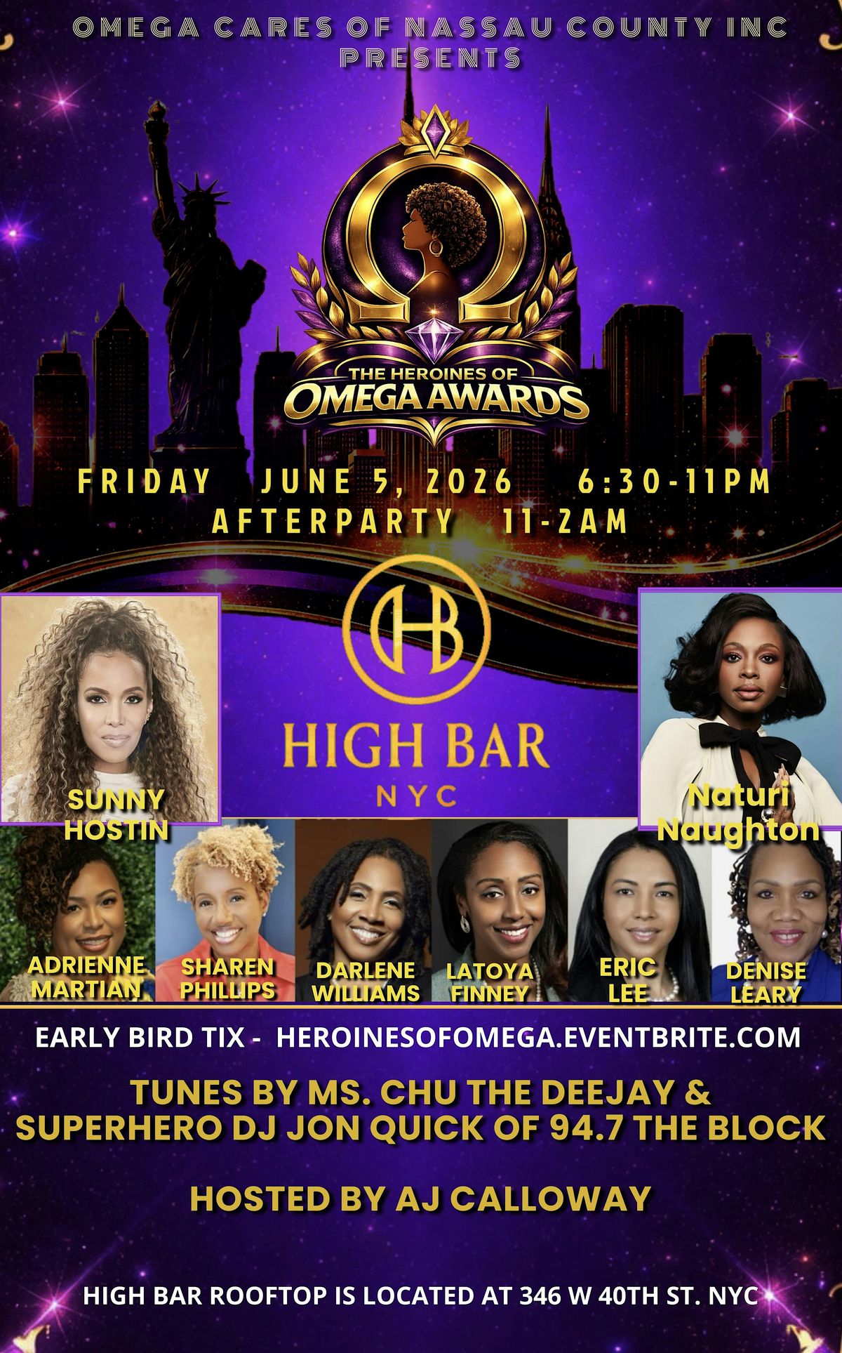 The 1st Annual Heroines of Omega Awards