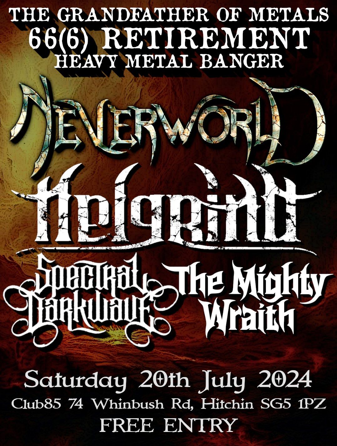 The Grandfather of Metal's Heavy Metal Banger - FREE ENTRY