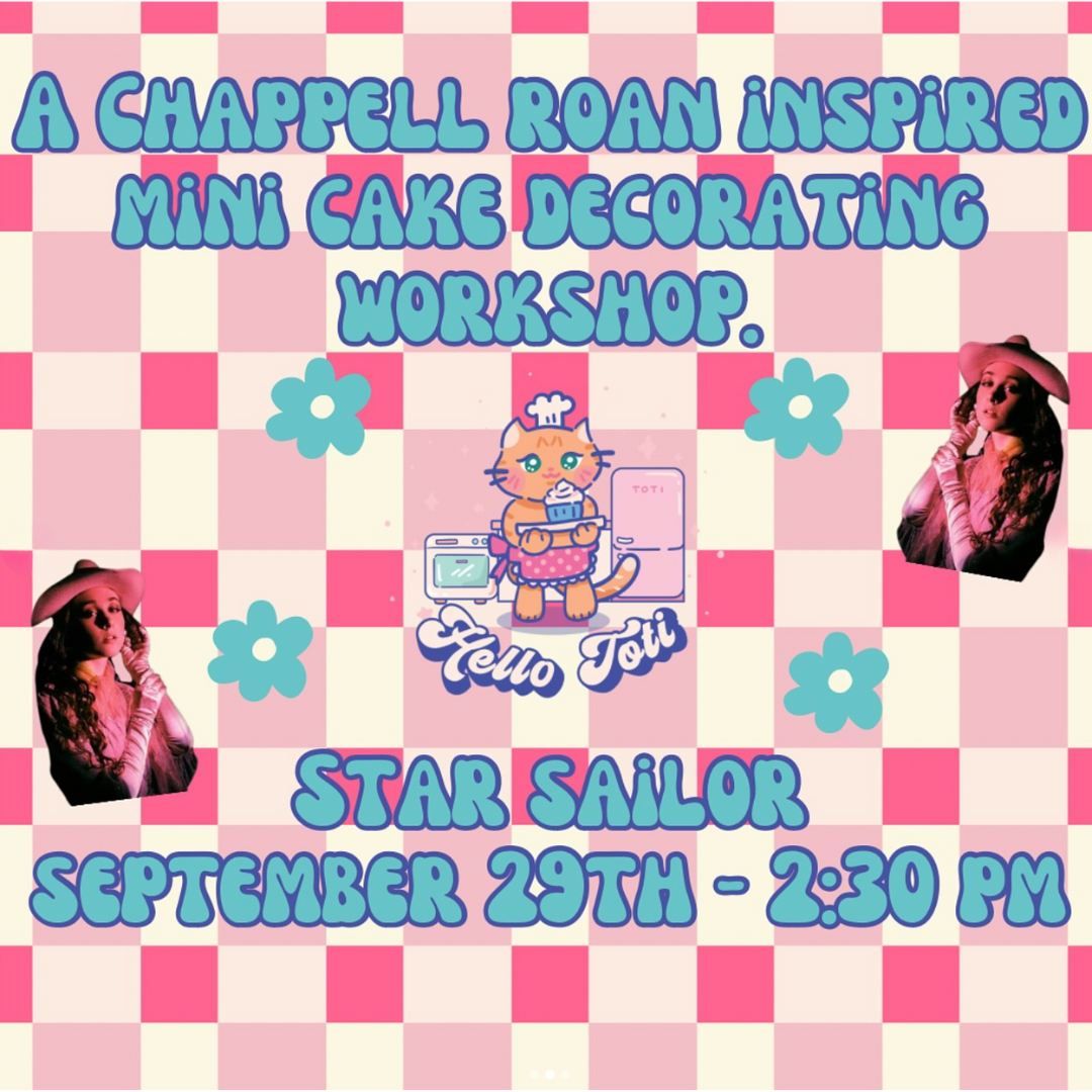 Chappell Roan Inspired Mini Cake Decorating Workshop