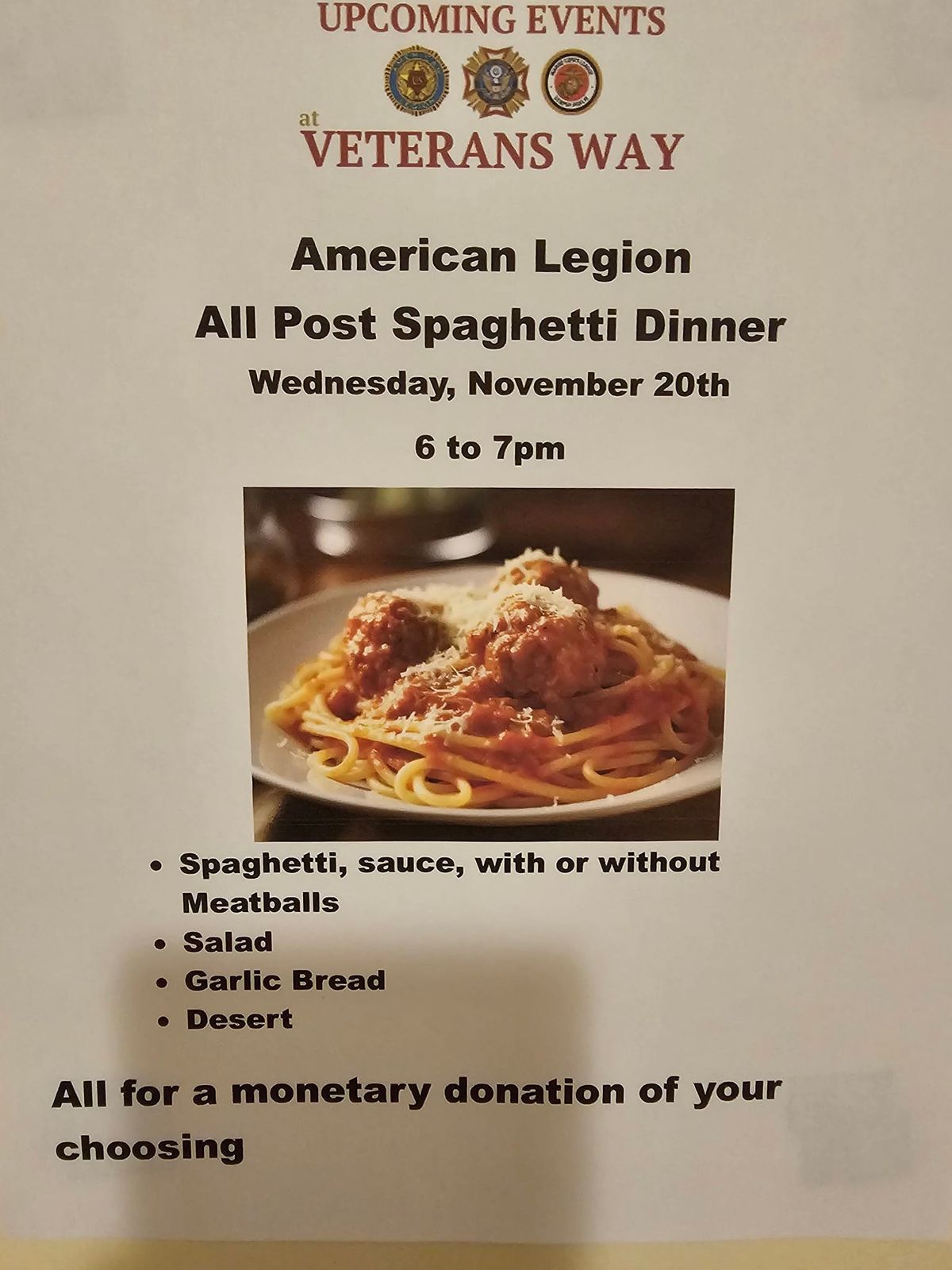 Spaghetti Dinner 