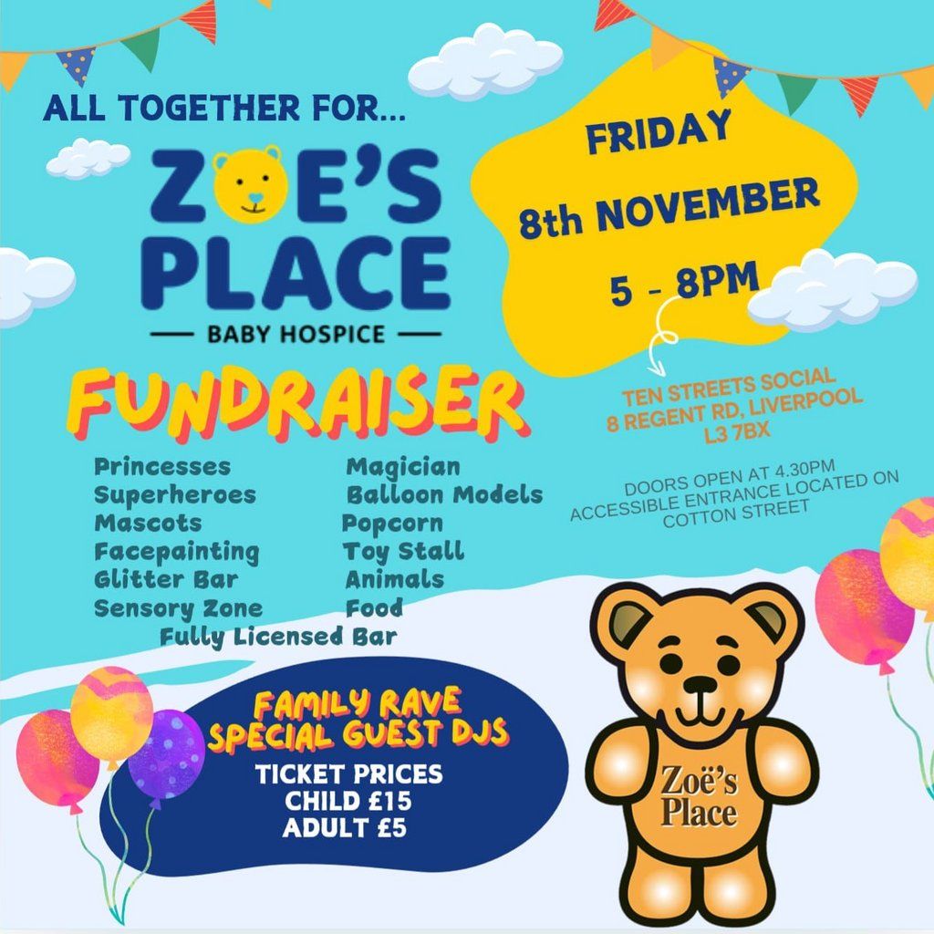 Zoes Place Kids Event at Ten Streets Social