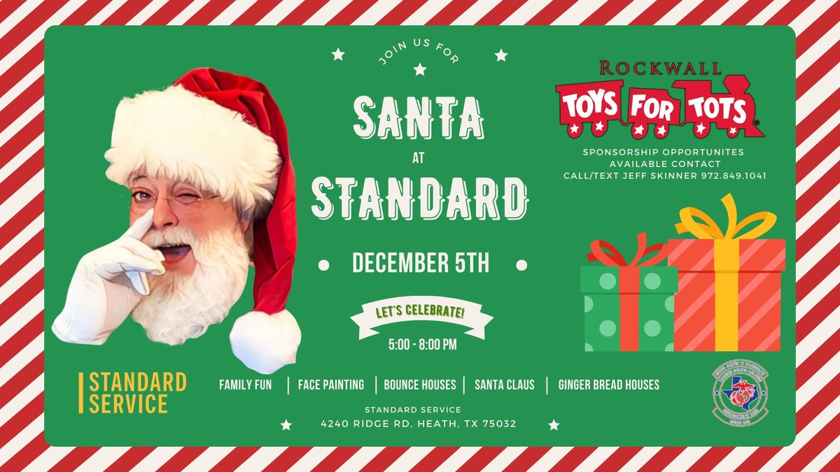 Santa at Standard - Toys for Tots Event