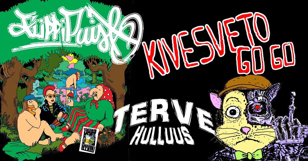 Flippipuisto, Kivesveto Go Go, Terve Hulluus \/ Torvi, Lahti