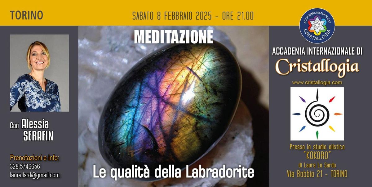 Cristallogia: meditazione con la "Labradorite"