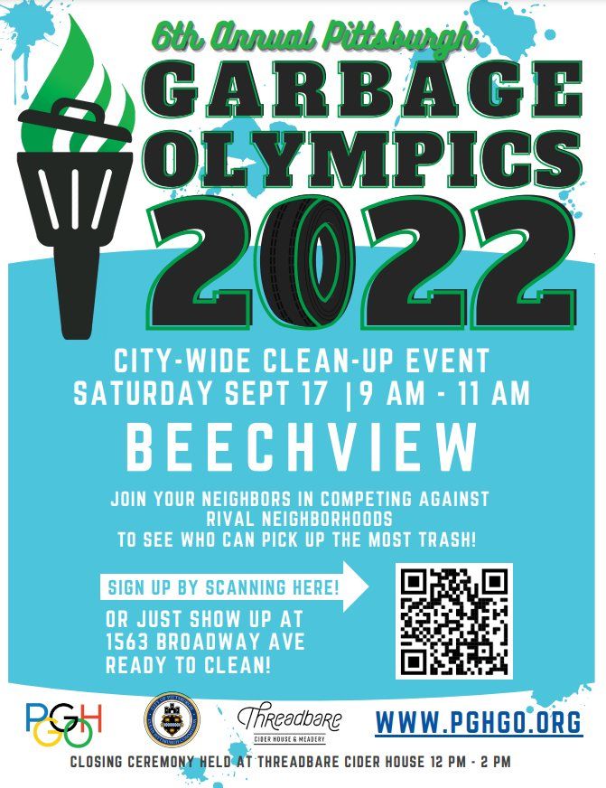 2022 Garbage Olympics Team Pretty Up Beechview, 1563 Beechview Ave