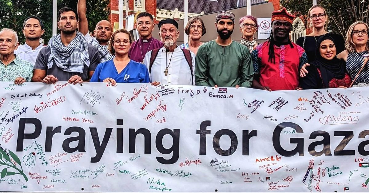 Gathering to Pray for Gaza and all Palestinians: Brisbane inter-faith peace vigil #5