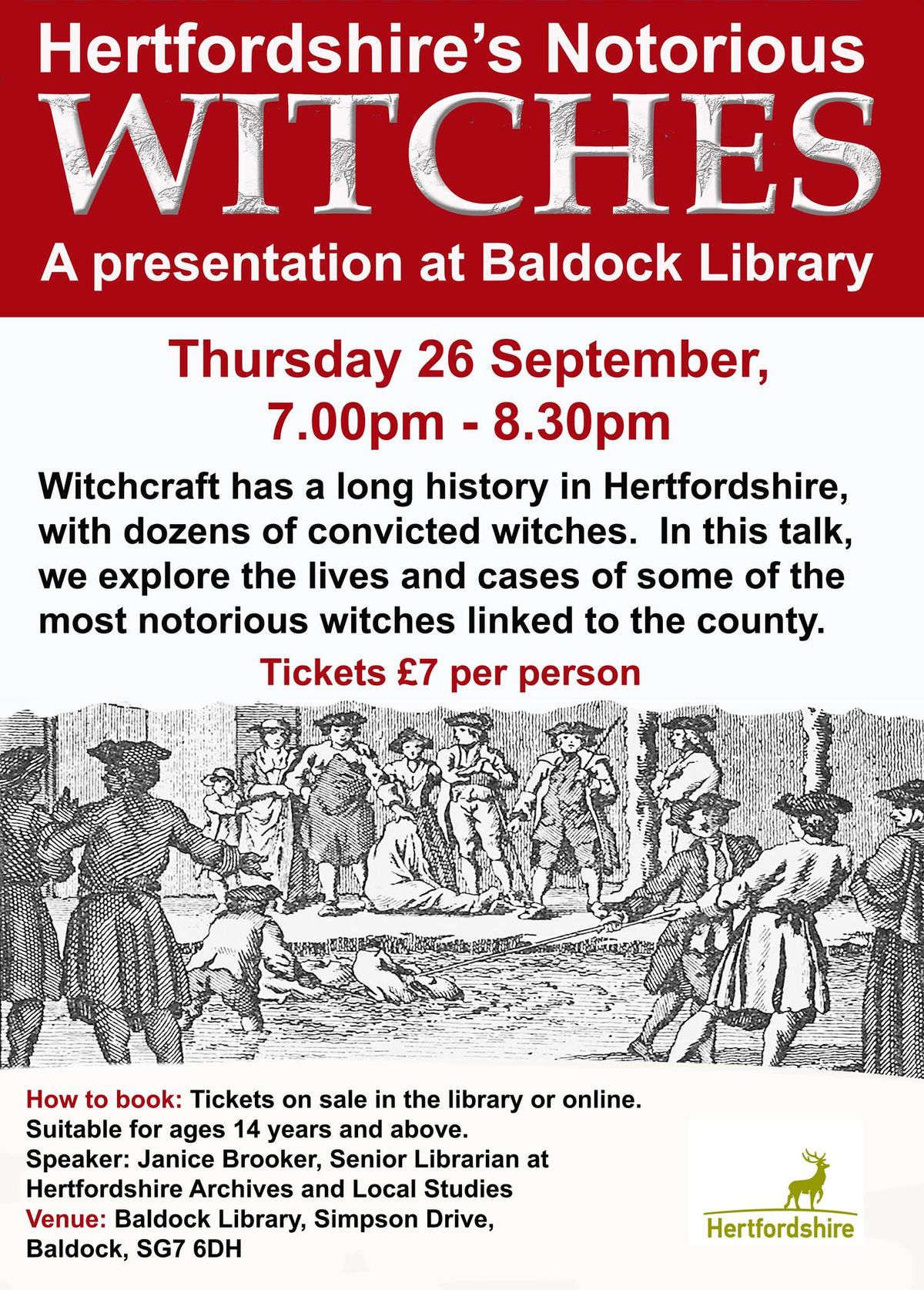 (SOLD OUT) Hertfordshire's Notorious Witches