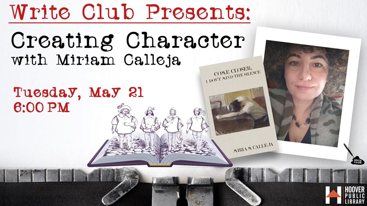 Write Club Presents: Workshop with Miriam Calleja