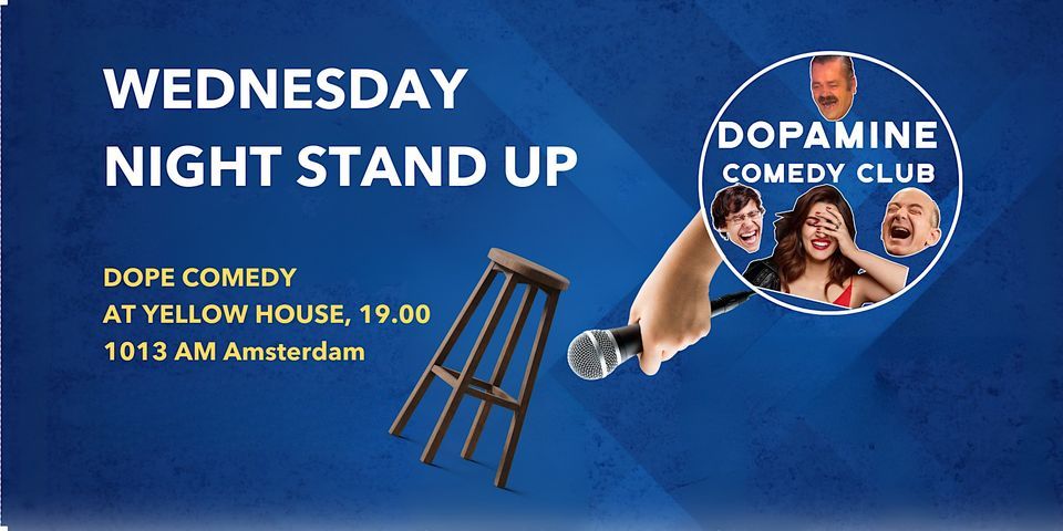 English Stand-up Comedy Amsterdam West Every Wednesday Night