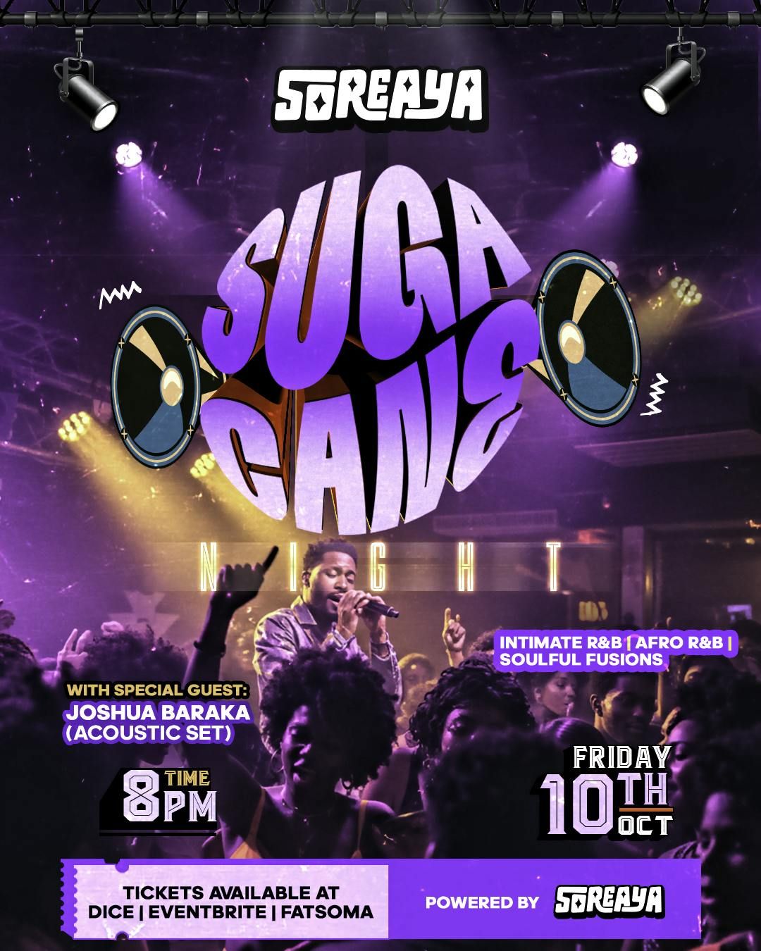 Suga Cane: R&amp;B, Slow Jams &amp; Soulful Fusions (Manchester) feat Joshua Baraka