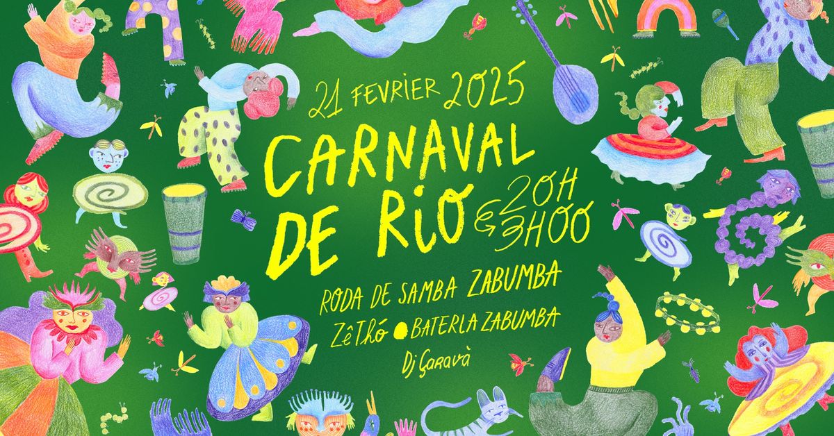 Carnaval de Rio avec Roda de Samba Zabumba