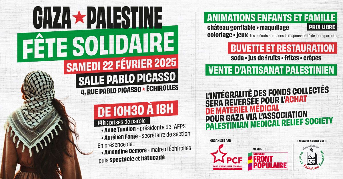 Gaza - Palestine : f\u00eate solidaire 