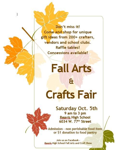 Reavis High School Fall Arts & Craft Show