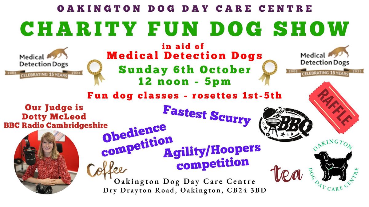 Charity Fun Dog Show in aid of Medical Detection Dogs