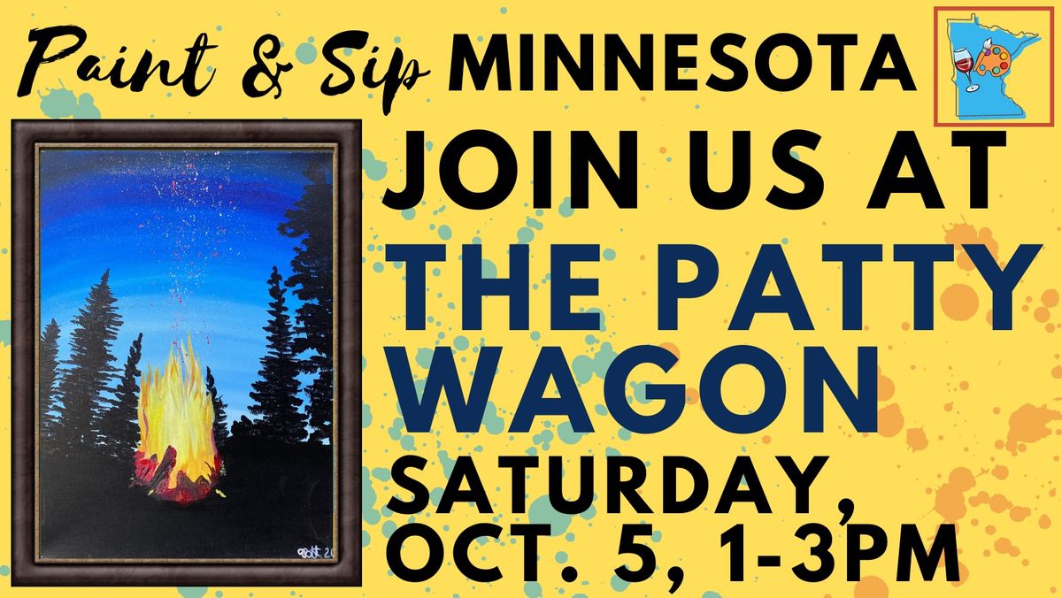 October 5 Paint & Sip at The Patty Wagon