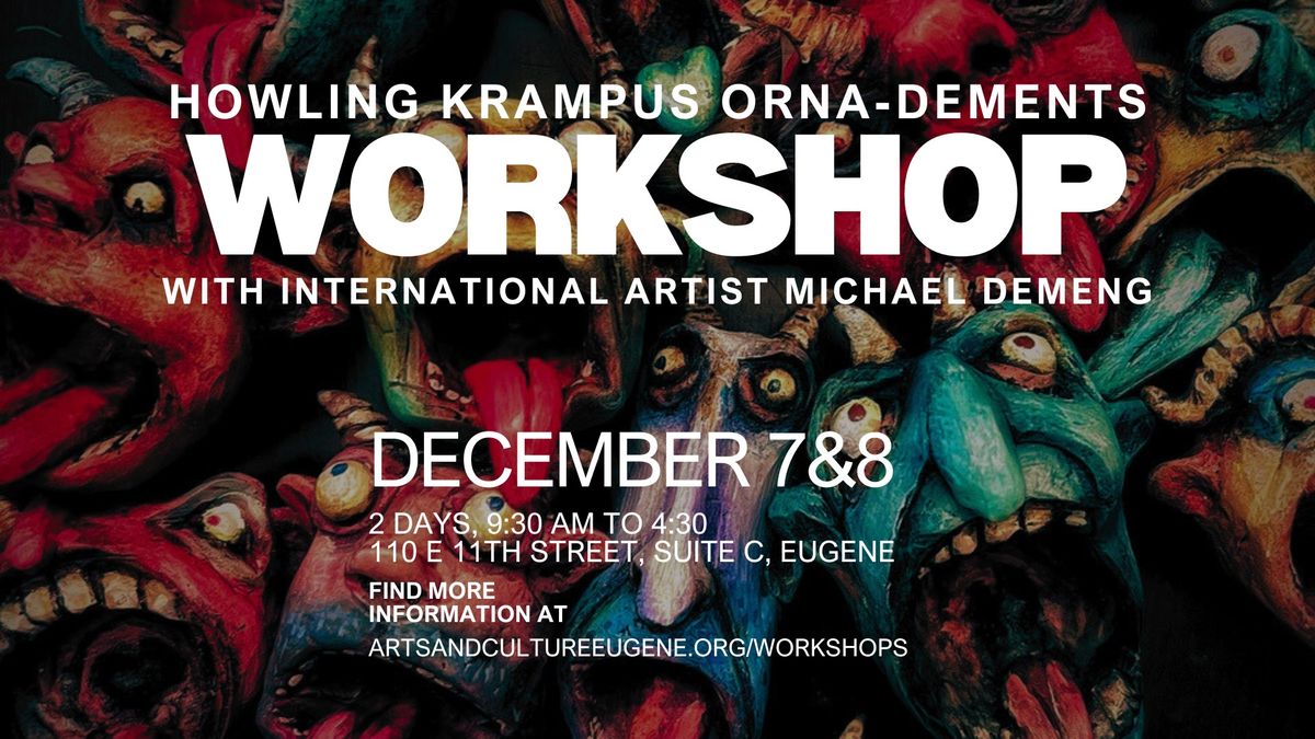 Workshop: Krampus Ornaments with Michael deMeng