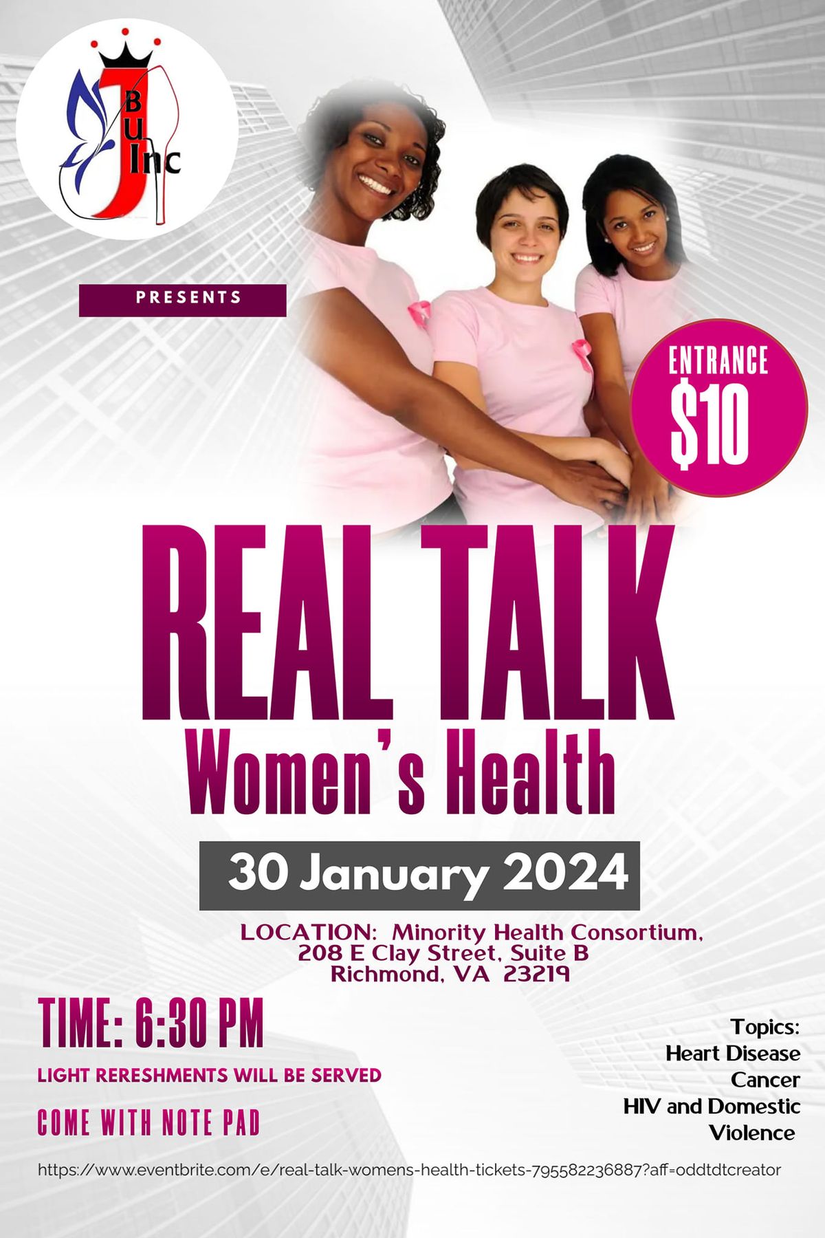 Real Talk 3:  Women's Health 