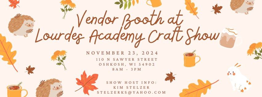 Vendor Booth at Lourdes Academy Craft Show