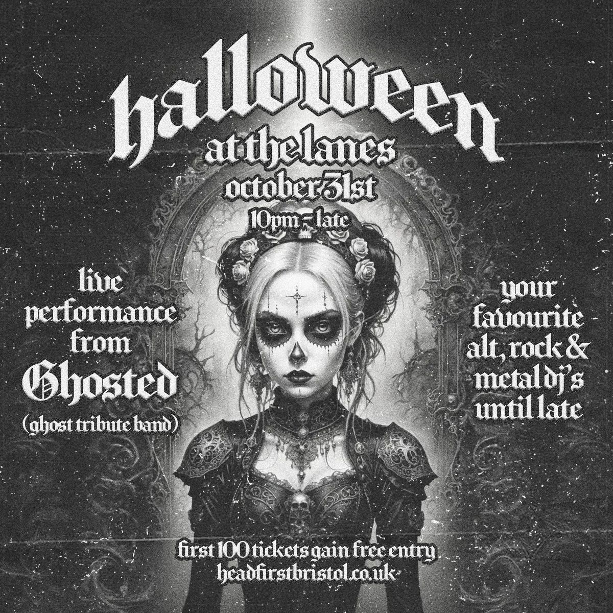 Halloween at The Lanes - Ghosted (Ghost Tribute) + DJ's