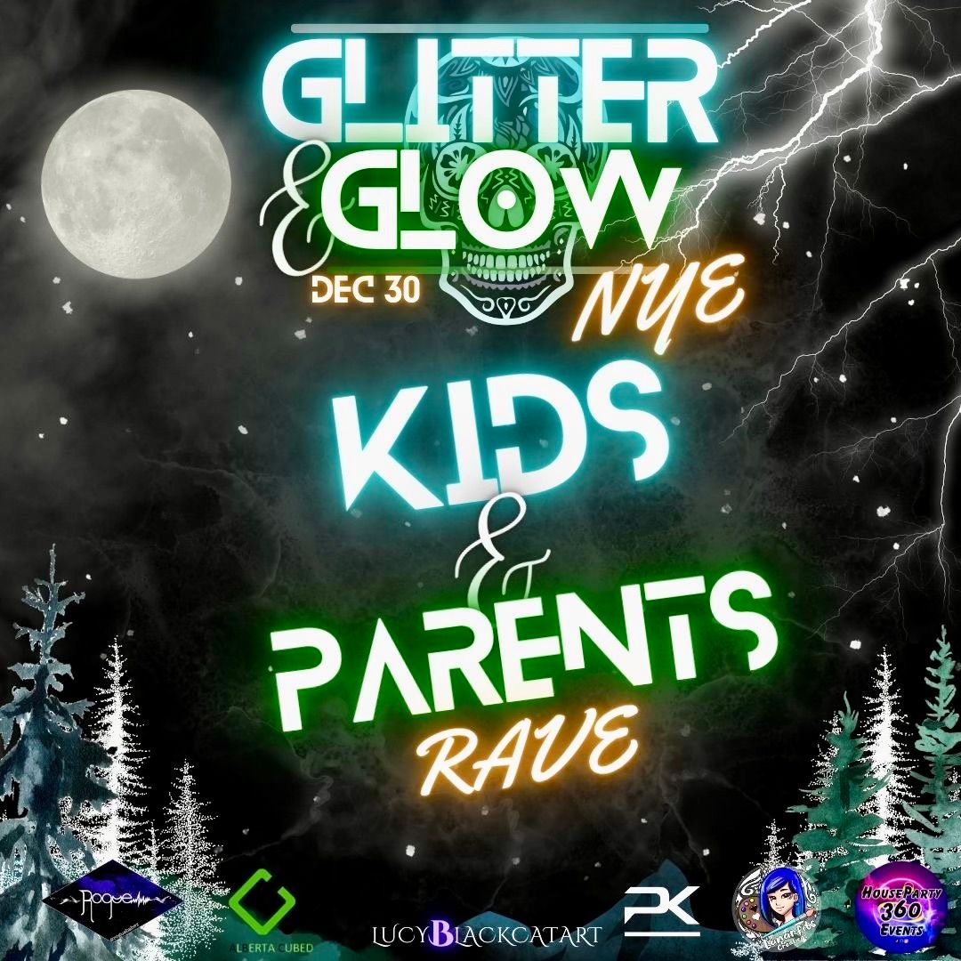 Kiddo Glow Dance | Mini Rave | Red Deer | Dec 30 | by Glitter & Glow