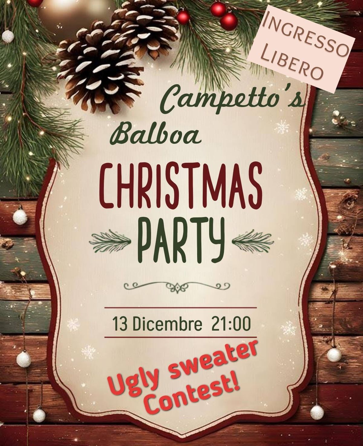 Campetto's Balboa Christmas Party 