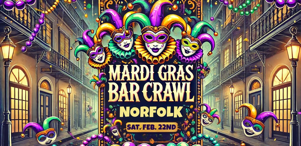 Official Mardi Gras Bar Crawl - Norfolk