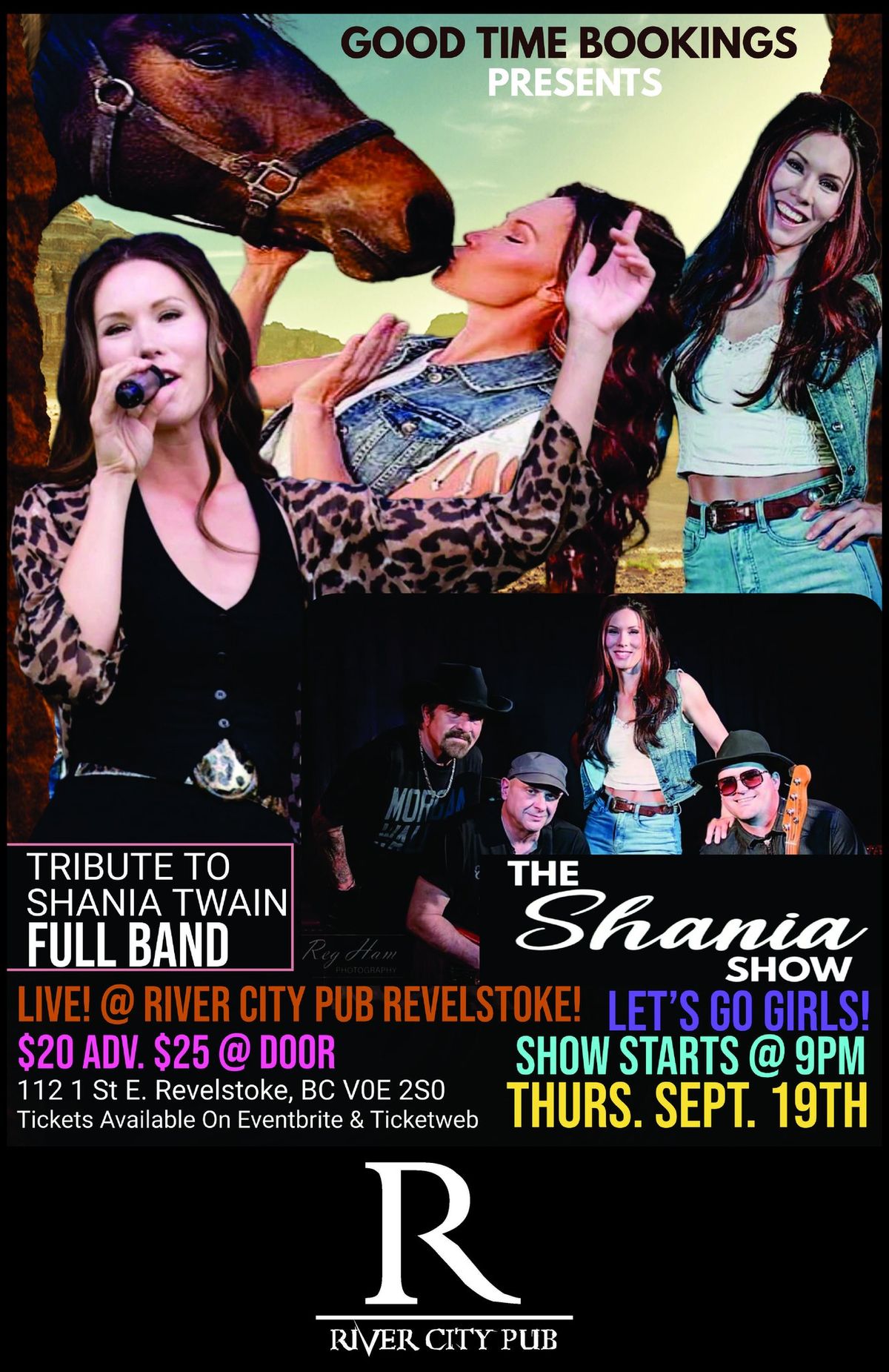 SHANIA TWAIN TRIBUTE LIVE! @ RIVER CITY PUB & PATIO IN REVELSTOKE!