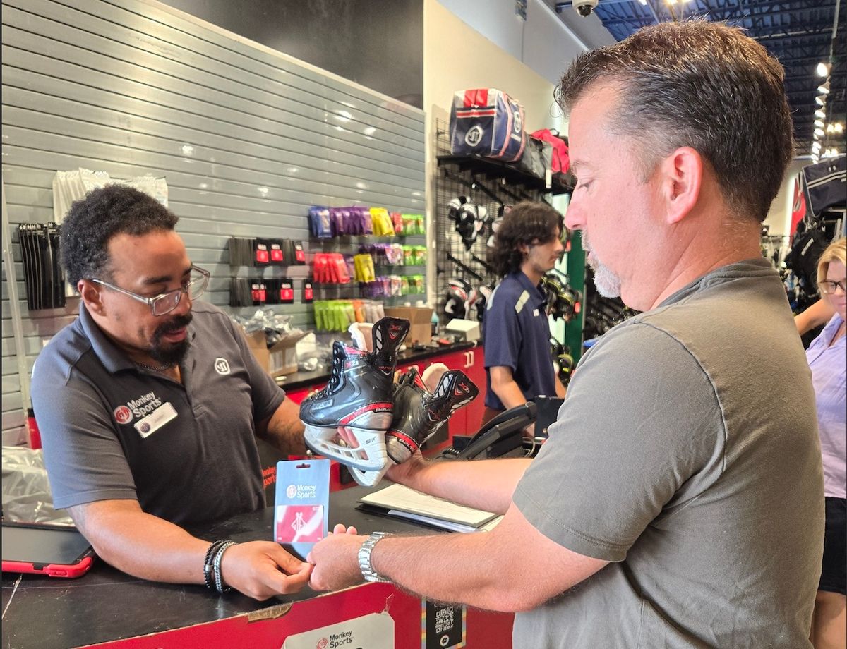  Greenwood Village Hockey Skate Trade-In Event at MonkeySports