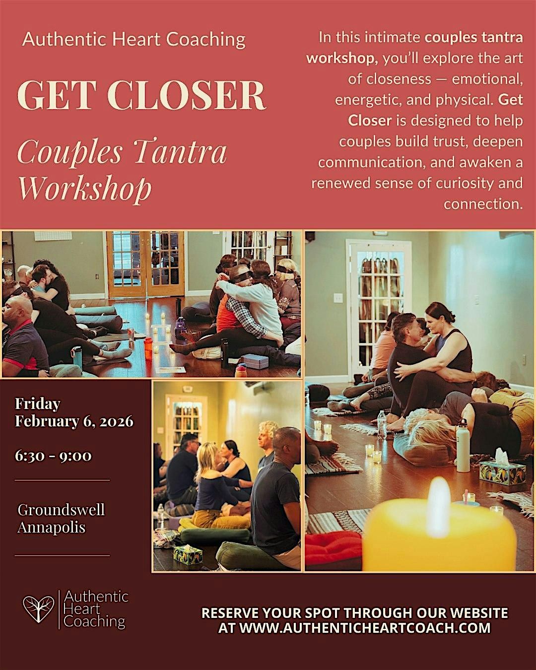 Get Closer: Couples Tantra Workshop