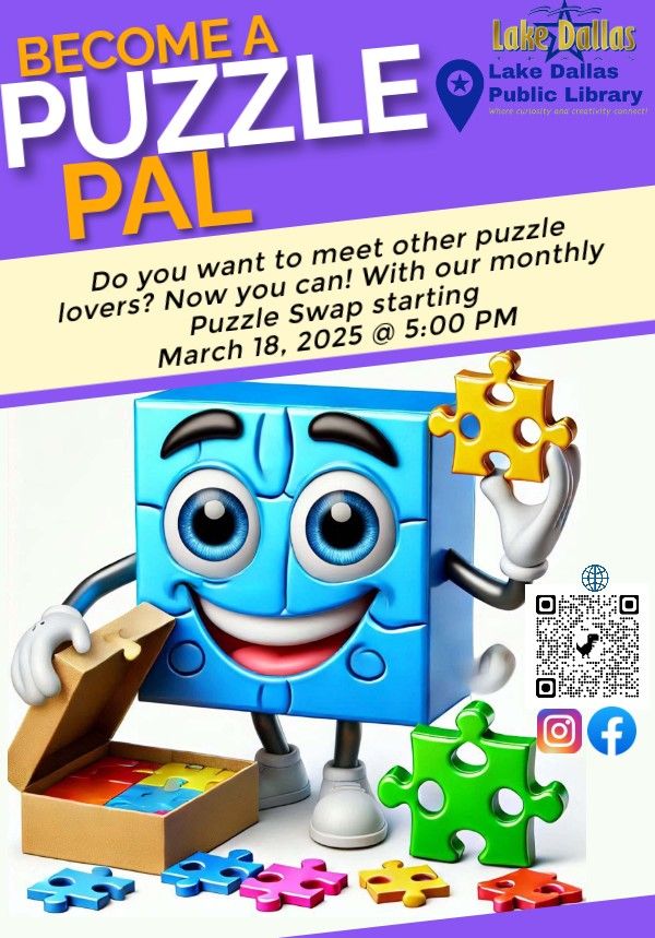 Puzzle Pal Monthly Meet-up