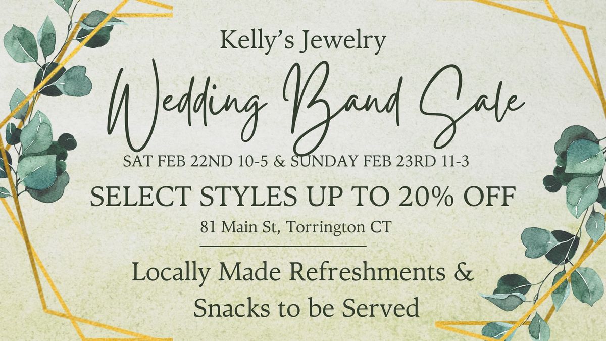 Kelly's Jewelry Wedding Band Sale