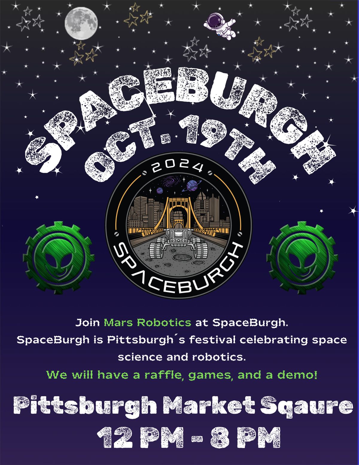 Join Mars Robotics at the SpaceBurgh Festival!