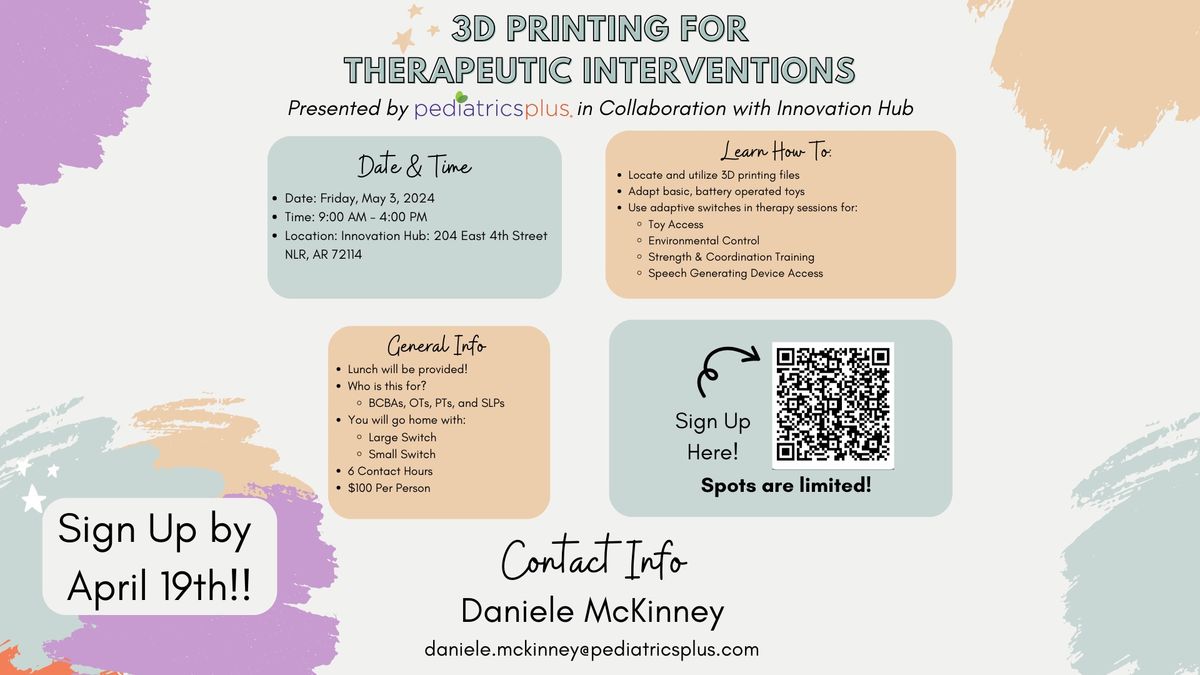 3D Printing for Therapeutic Interventions