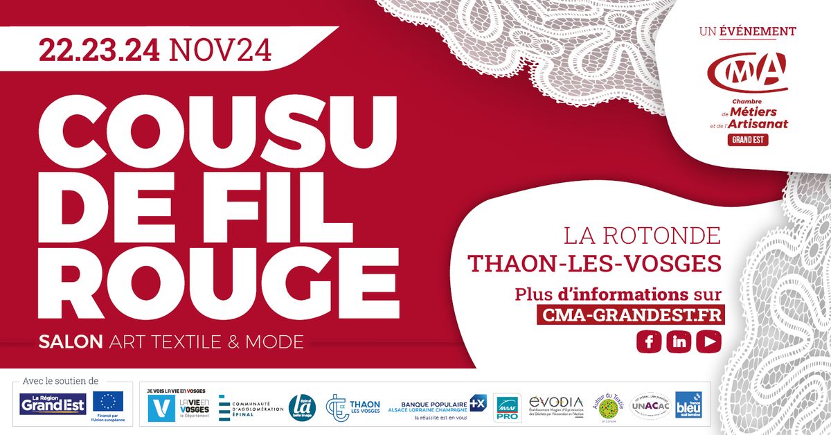 Salon Cousu de Fil Rouge 2024 