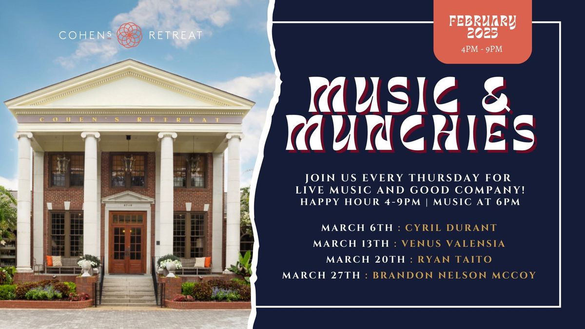 March 2025 Music & Munchies