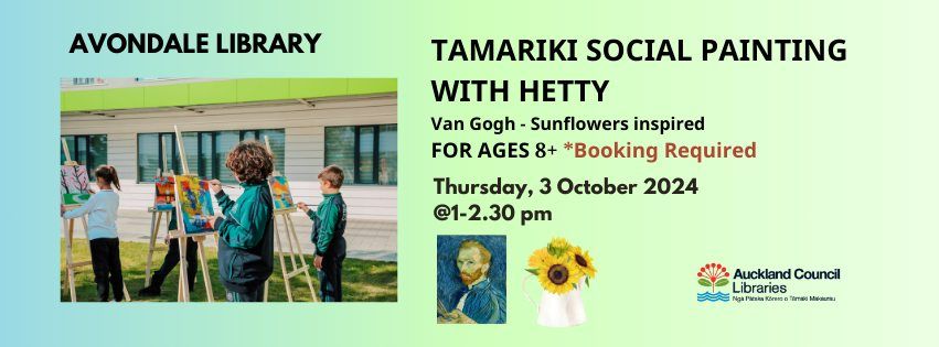 Tamariki Social Painting with Hetty