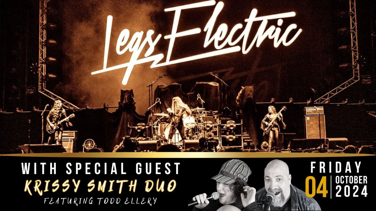 Legs Electric w\/ special guest Krissy Smith Duo