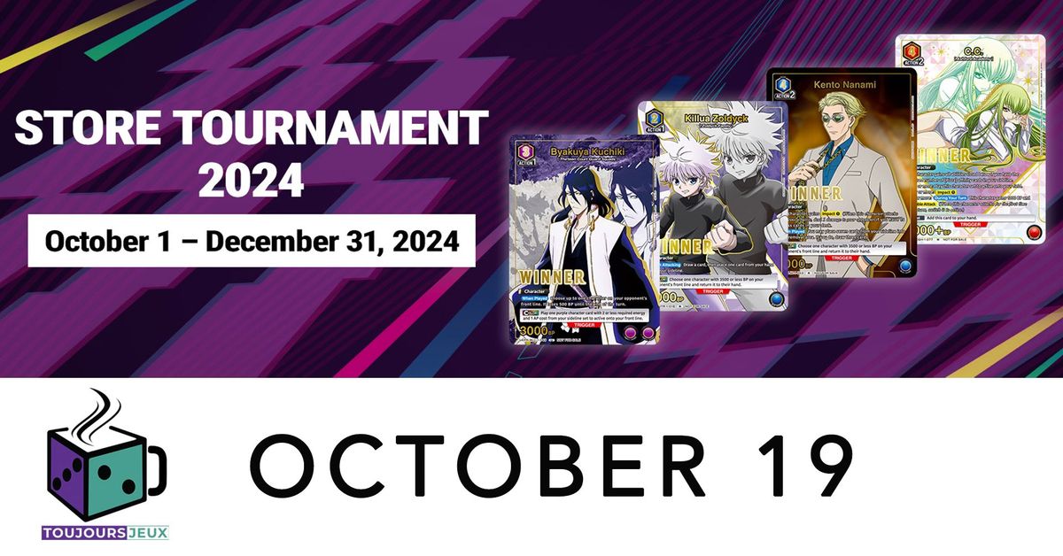 Union Arena Store Tournament October 19