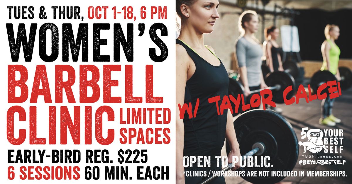 Women's Barbell Clinic - Limited Spaces