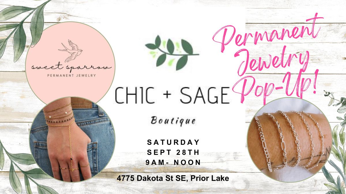 Permanent Jewelry Pop-Up!