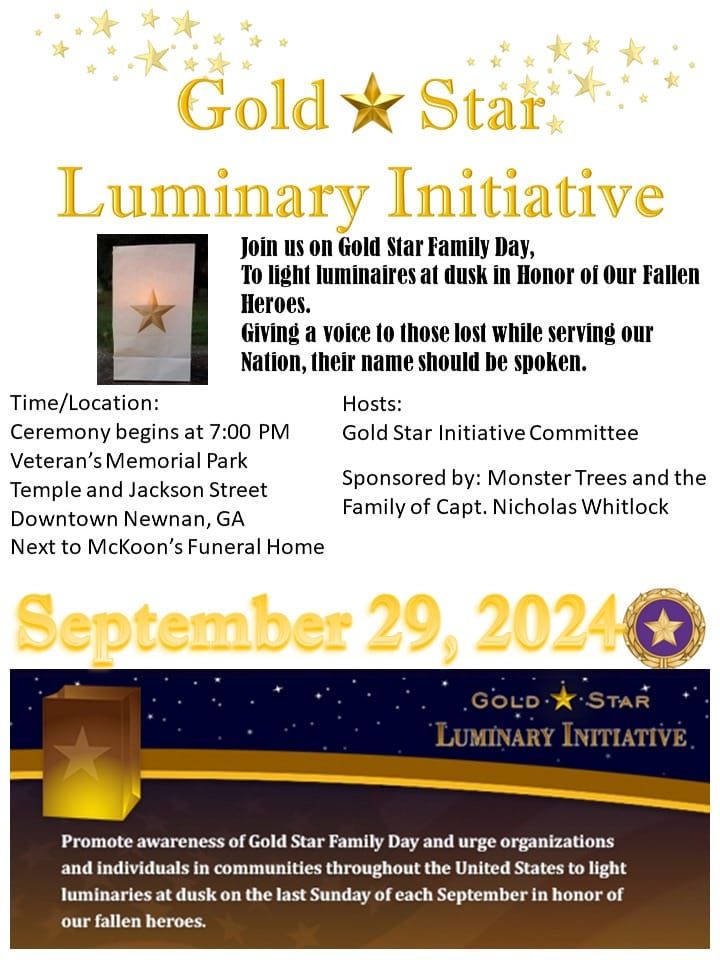 Annual Gold Star Initiative Luminary Ceremony 