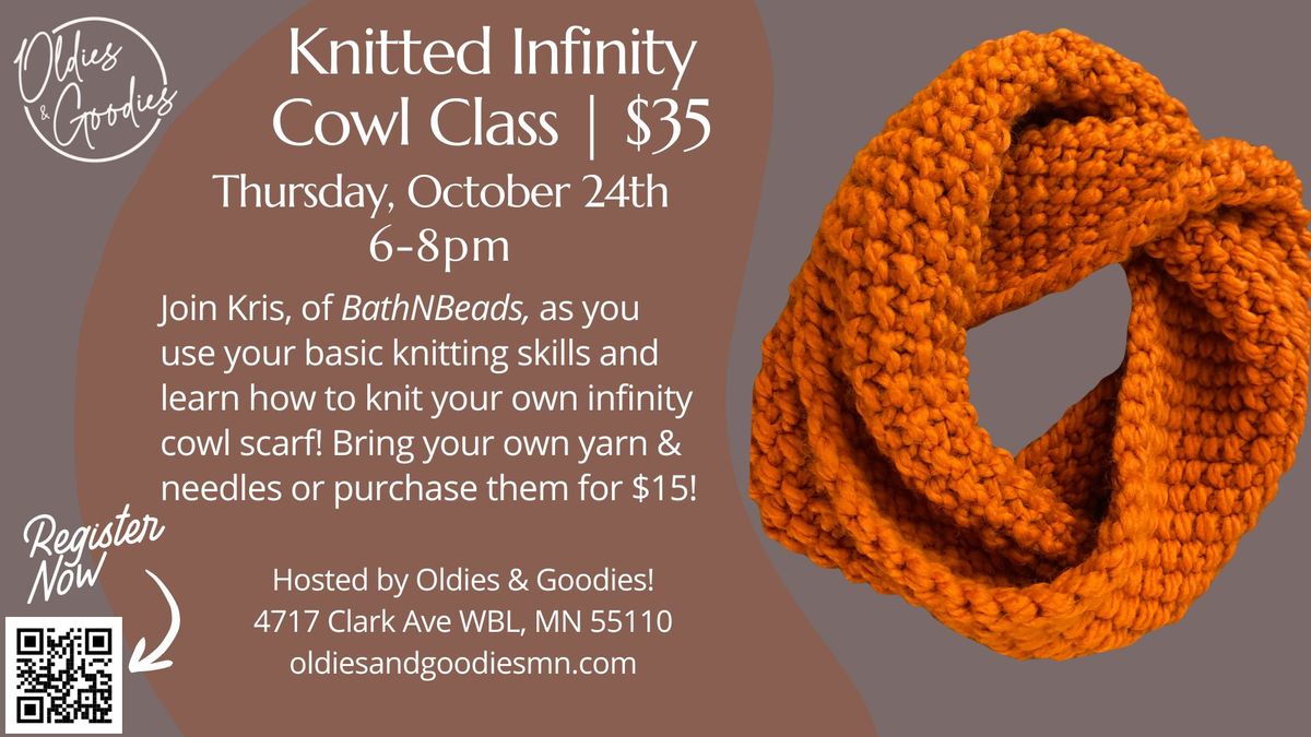 Knitted Infinity Cowl Class | $35