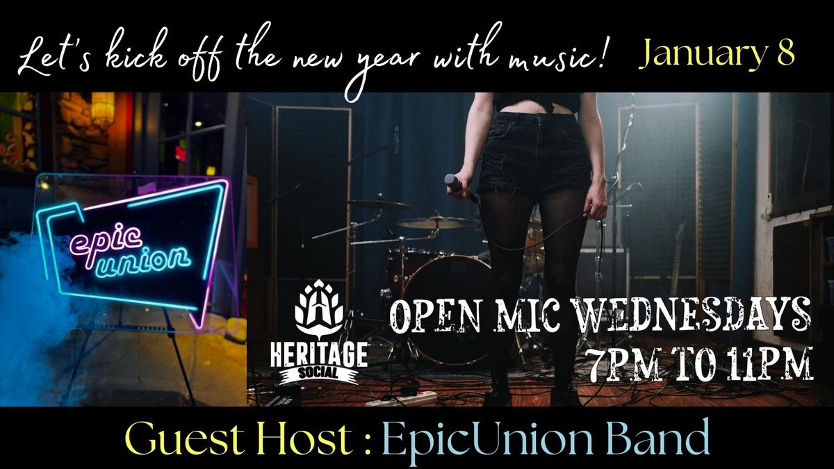 OPEN MIC NIGHT (Hosted By EpicUnion)