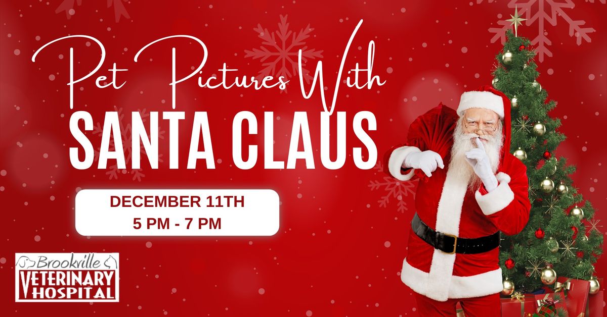 Pet Pictures with Santa