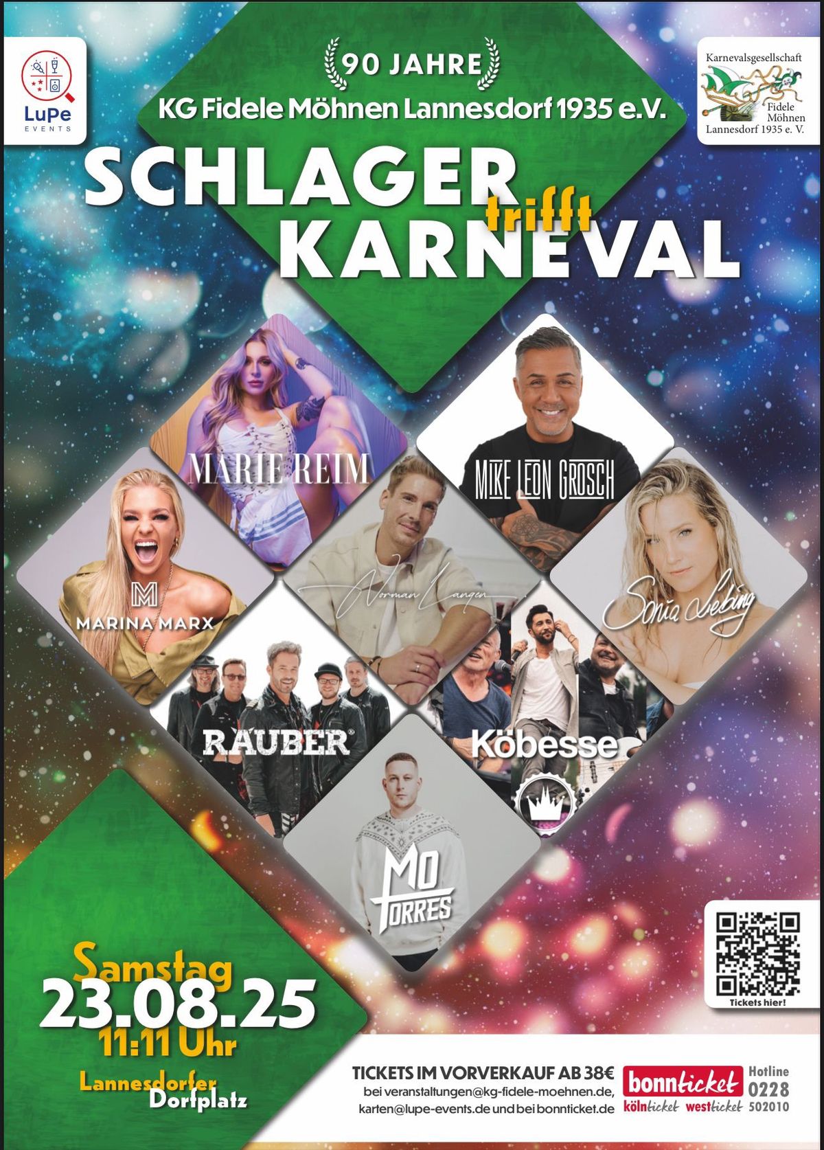 Schlager trifft Karneval - 90 Jahre KG Fidele M\u00f6hnen