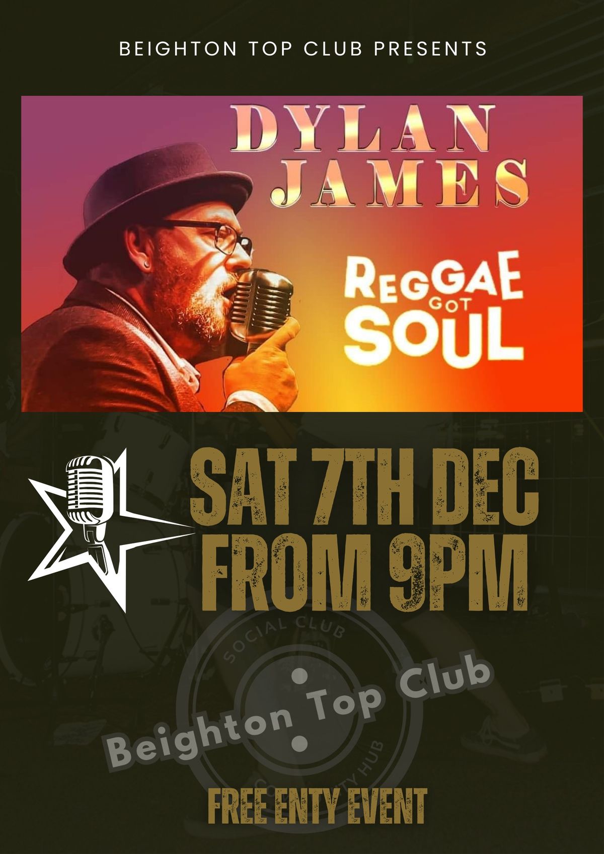 Dylan James - Reggae got Soul *Free Entry*